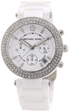 Michael Kors Parker White Dial White Leather Strap Watch for Women - MK5848 Buy Now By Michael Kors