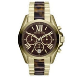 Michael Kors Bradshaw Chronograph Brown Dial Two Tone Steel Strap Watch For Women - MK5696 Buy Now By Michael Kors