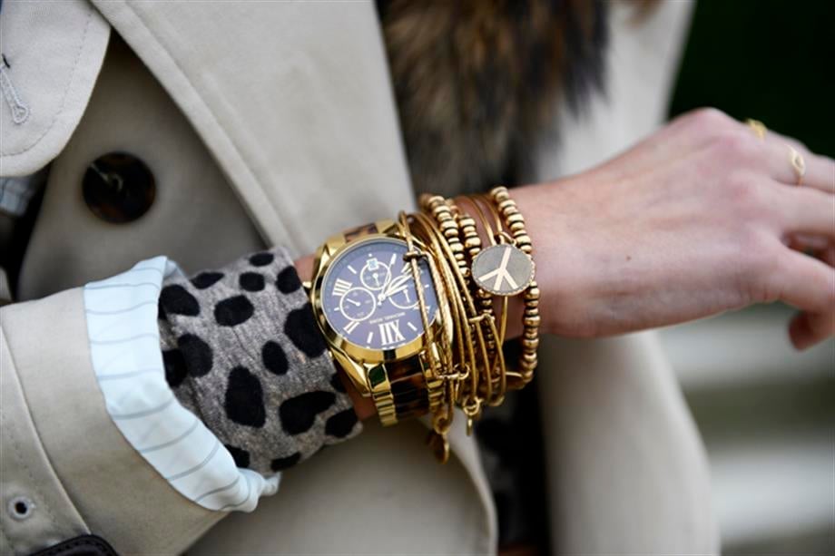 Michael Kors Bradshaw Chronograph Brown Dial Two Tone Steel Strap Watch For Women - MK5696 Buy Now By Michael Kors