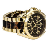 Michael Kors Bradshaw Chronograph Brown Dial Two Tone Steel Strap Watch For Women - MK5696 Buy Now By Michael Kors