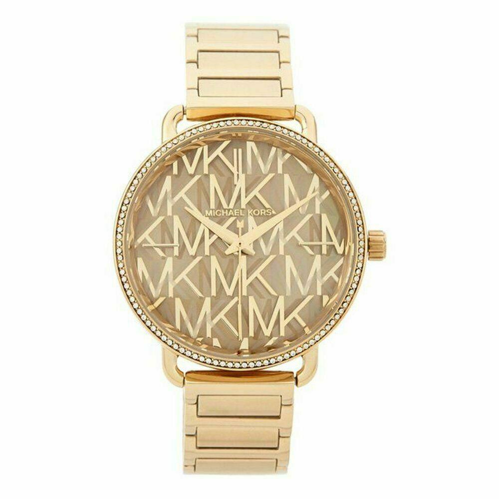 Michael Kors Portia Quartz Gold Dial Gold Steel Strap Watch For Women - MK3886 Buy Now By Michael Kors