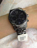 Michael Kors Lexington Chronograph Black Dial Black Steel Strap Watch For Women - MK5709 Buy Now By Michael Kors