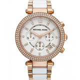 Michael Kors Parker White Dial Two Tone Steel Strap Watch for Women - MK5774 Buy Now By Michael Kors