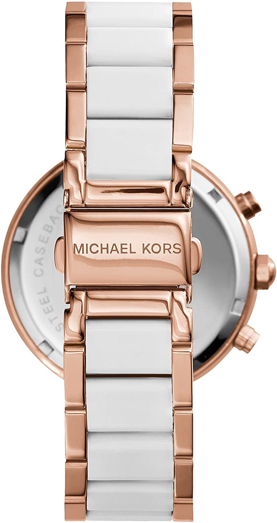 Michael Kors Parker White Dial Two Tone Steel Strap Watch for Women - MK5774 Buy Now By Michael Kors