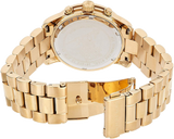 Michael Kors Runway Hunger Stop100 Series Blue Dial Gold Steel Strap Watch for Women - MK5815 Buy Now By Michael Kors