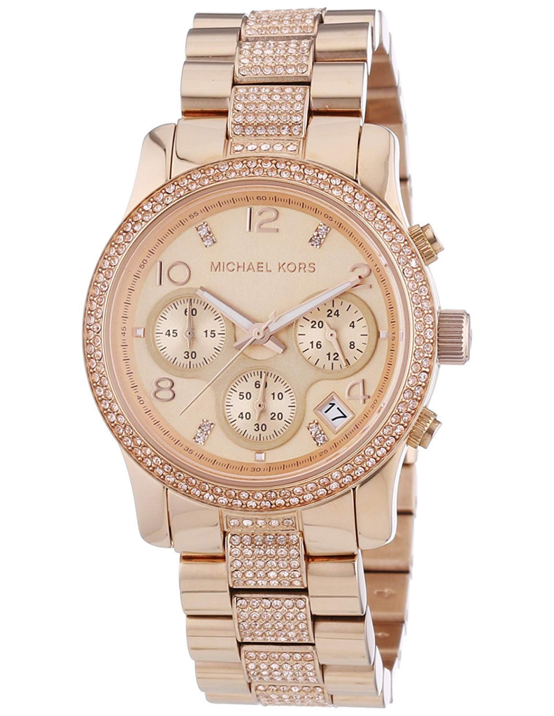 Michael Kors Runway Gold Dial Gold Steel Strap Watch for Women - MK5827 Buy Now By Michael Kors