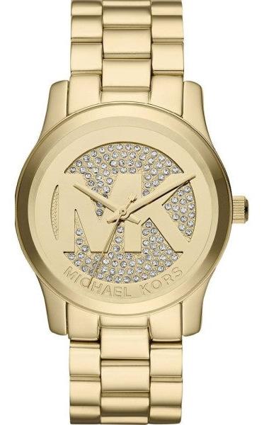 Michael Kors Runway Quartz Gold Dial Gold Steel Strap Watch For Women - MK5852 Buy Now By Michael Kors