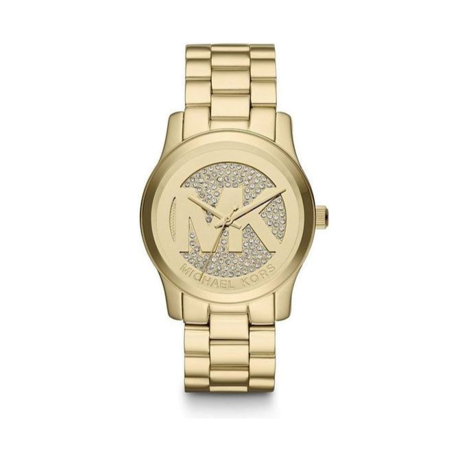 Michael Kors Runway Quartz Gold Dial Gold Steel Strap Watch For Women - MK5852 Buy Now By Michael Kors