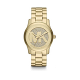 Michael Kors Runway Quartz Gold Dial Gold Steel Strap Watch For Women - MK5852 Buy Now By Michael Kors