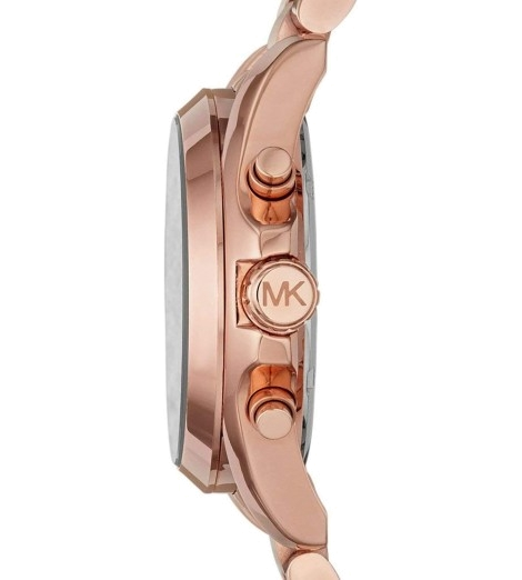 Michael Kors Bradshaw Black Dial Rose Gold Steel Strap Watch for Women - MK5854 Buy Now By Michael Kors