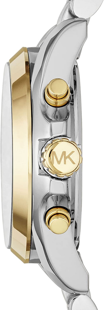 Michael Kors Bradshaw Chronograph Silver Dial Two Tone Steel Strap Watch For Women - MK5855 Buy Now By Michael Kors