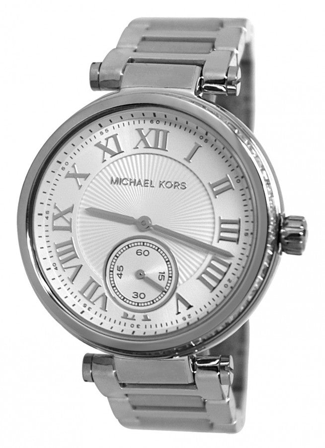 Michael Kors Skylar Silver Dial Silver Steel Strap Watch for Women - MK5866 Buy Now By Michael Kors