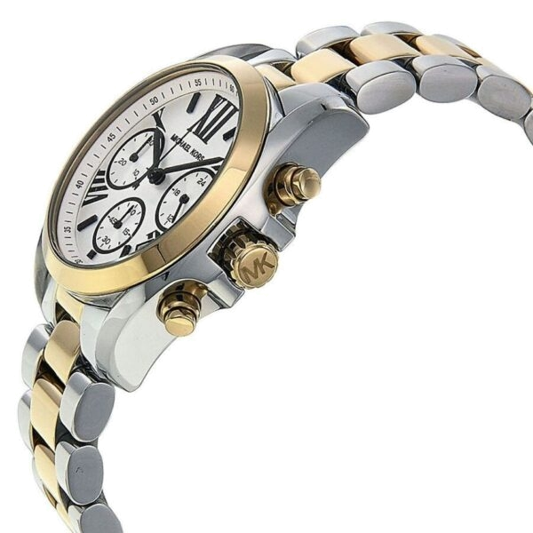 Michael Kors Bradshaw Chronograph Silver Dial Two Tone Steel Strap Watch For Women - MK5912 Buy Now By Michael Kors