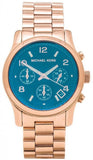 Michael Kors Runway Iridescent Dial Rose Gold Steel Strap Watch for Women - MK5940 Buy Now By Michael Kors