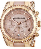 Michael Kors Blair Chronograph Rose Gold Dial Two Tone Steel Strap Watch for Women - MK5943 Buy Now By Michael Kors