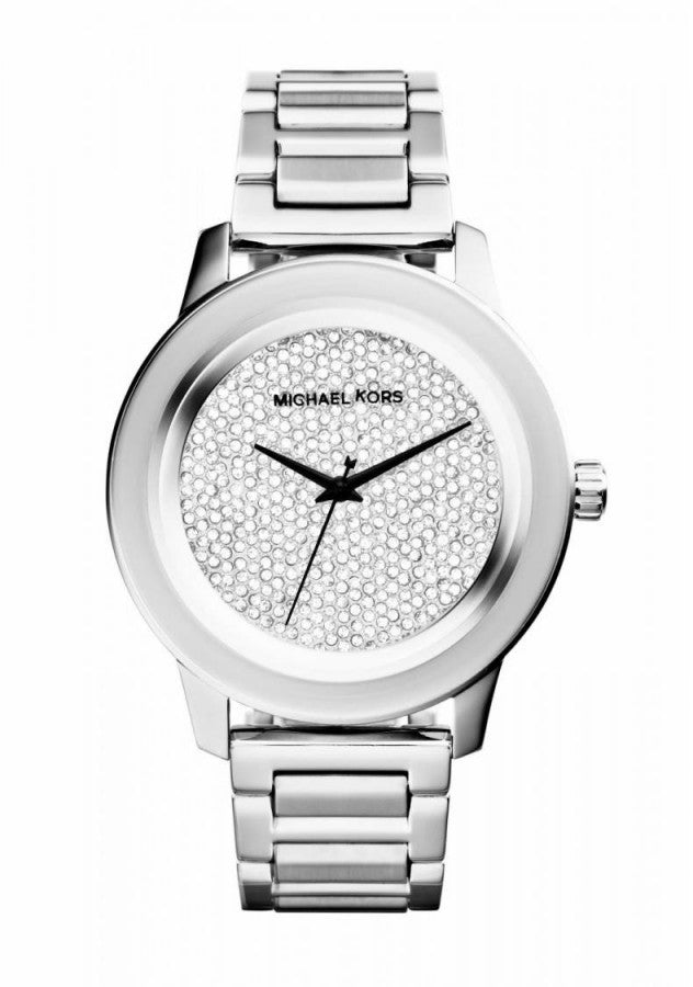 Michael Kors Kinley Diamond Pave Silver Dial Silver Steel Strap Watch for Women - MK5996 Buy Now By Michael Kors