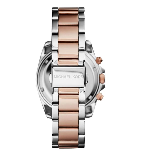 Michael Kors Blair Chronograph Black Dial Two Tone Steel Strap Watch For Women - MK6093 Buy Now By Michael Kors