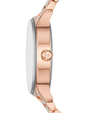 Michael Kors Bryn Rose Gold Dial Two Tone Steel Strap Watch for Women - MK6135 Buy Now By Michael Kors