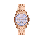 Michael Kors Lexington Purple Dial Rose Gold Steel Strap Watch For Women - MK6207 Buy Now By Michael Kors