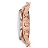 Michael Kors Lexington Purple Dial Rose Gold Steel Strap Watch For Women - MK6207 Buy Now By Michael Kors