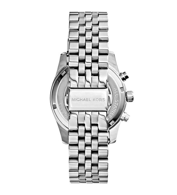 Michael Kors Lexington Chronograph Brown Dial Silver Steel Strap Watch For Women - MK6221 Buy Now By Michael Kors