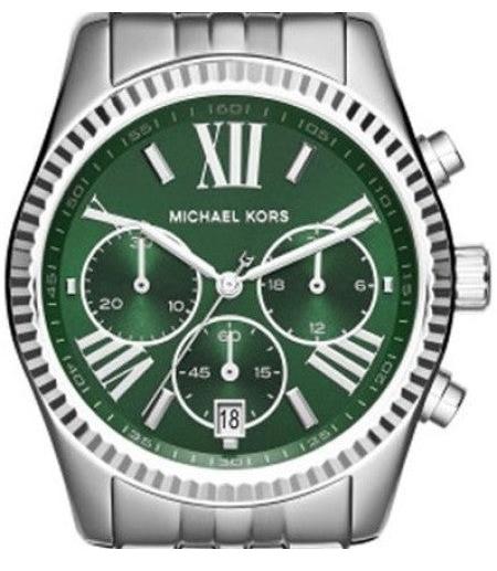 Michael Kors Lexington Quartz Green Dial Silver Steel Strap Watch For Women - MK6222 Buy Now By Michael Kors