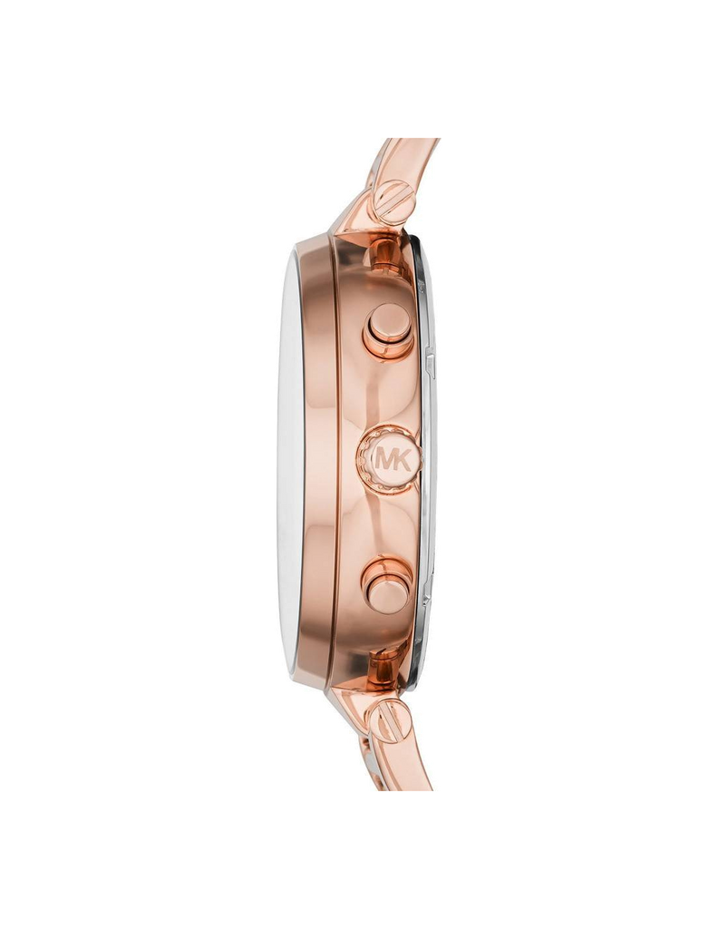 Michael Kors Sawyer Rose Gold Dial Rose Gold Steel Strap Watch for Women - MK6226 Buy Now By Michael Kors