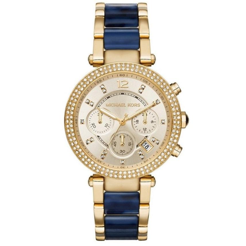 Michael Kors Parker Gold Dial Two Tone Steel Strap Watch for Women - MK6238 Buy Now By Michael Kors