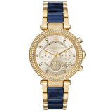 Michael Kors Parker Gold Dial Two Tone Steel Strap Watch for Women - MK6238 Buy Now By Michael Kors