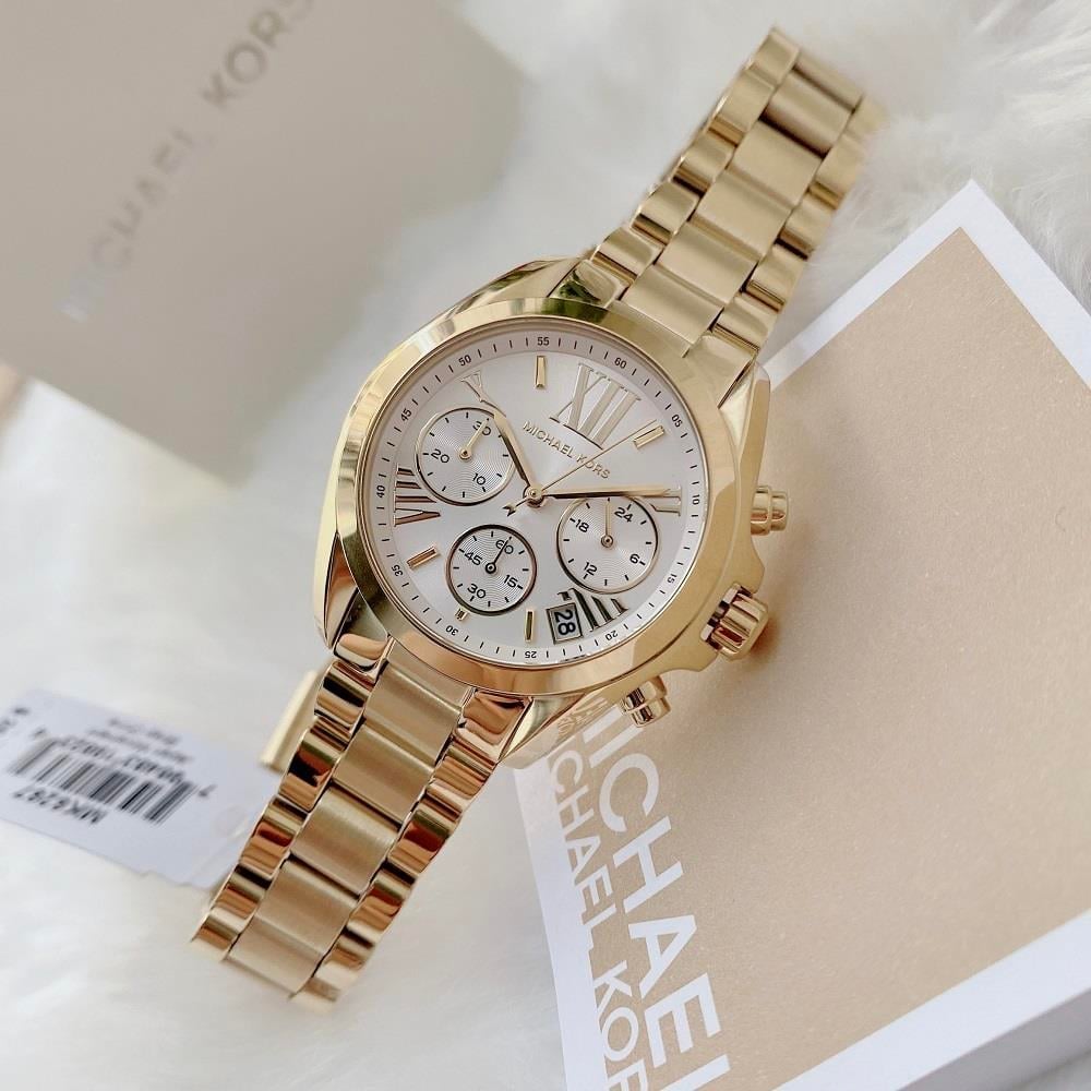 Michael Kors Lexington Quartz Gold Dial Gold Steel Strap Watch For Women - MK6267 Buy Now By Michael Kors