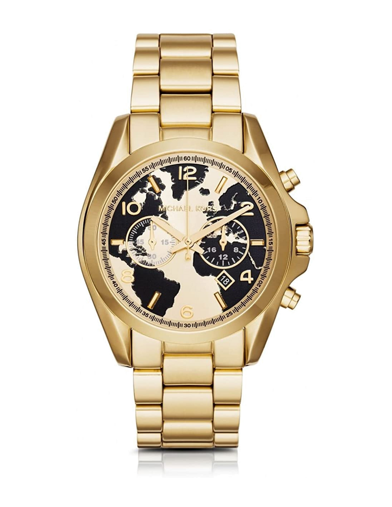 Michael Kors Bradshaw Stop Hunger Black Gold Dial Gold Steel Strap Watch for Women - MK6272 Buy Now By Michael Kors