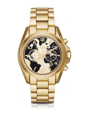 Michael Kors Bradshaw Stop Hunger Black Gold Dial Gold Steel Strap Watch for Women - MK6272 Buy Now By Michael Kors