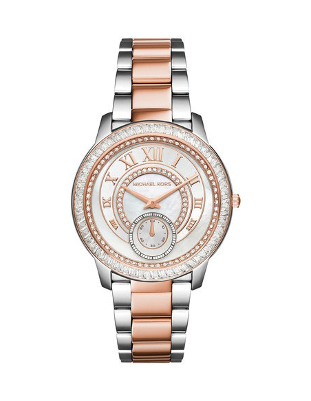 Michael Kors Madelyn Silver Dial Two Tone Steel Strap Watch for Women - MK6288 Buy Now By Michael Kors