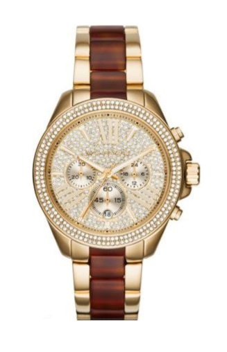 Michael Kors Wren Gold Dial Two Tone Steel Strap Watch for Women - MK6294 Buy Now By Michael Kors