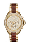Michael Kors Wren Gold Dial Two Tone Steel Strap Watch for Women - MK6294 Buy Now By Michael Kors