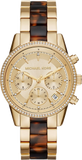 Michael Kors Ritz Gold Dial Two Tone Steel Strap Watch for Women - MK6322 Buy Now By Michael Kors