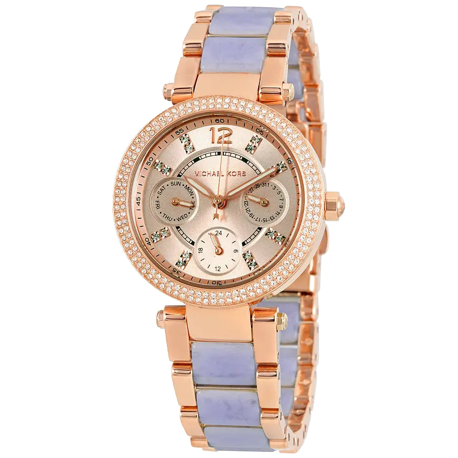 Michael Kors Parker Gold Dial Two Tone Steel Strap Watch for Women - MK6327 Buy Now By Michael Kors