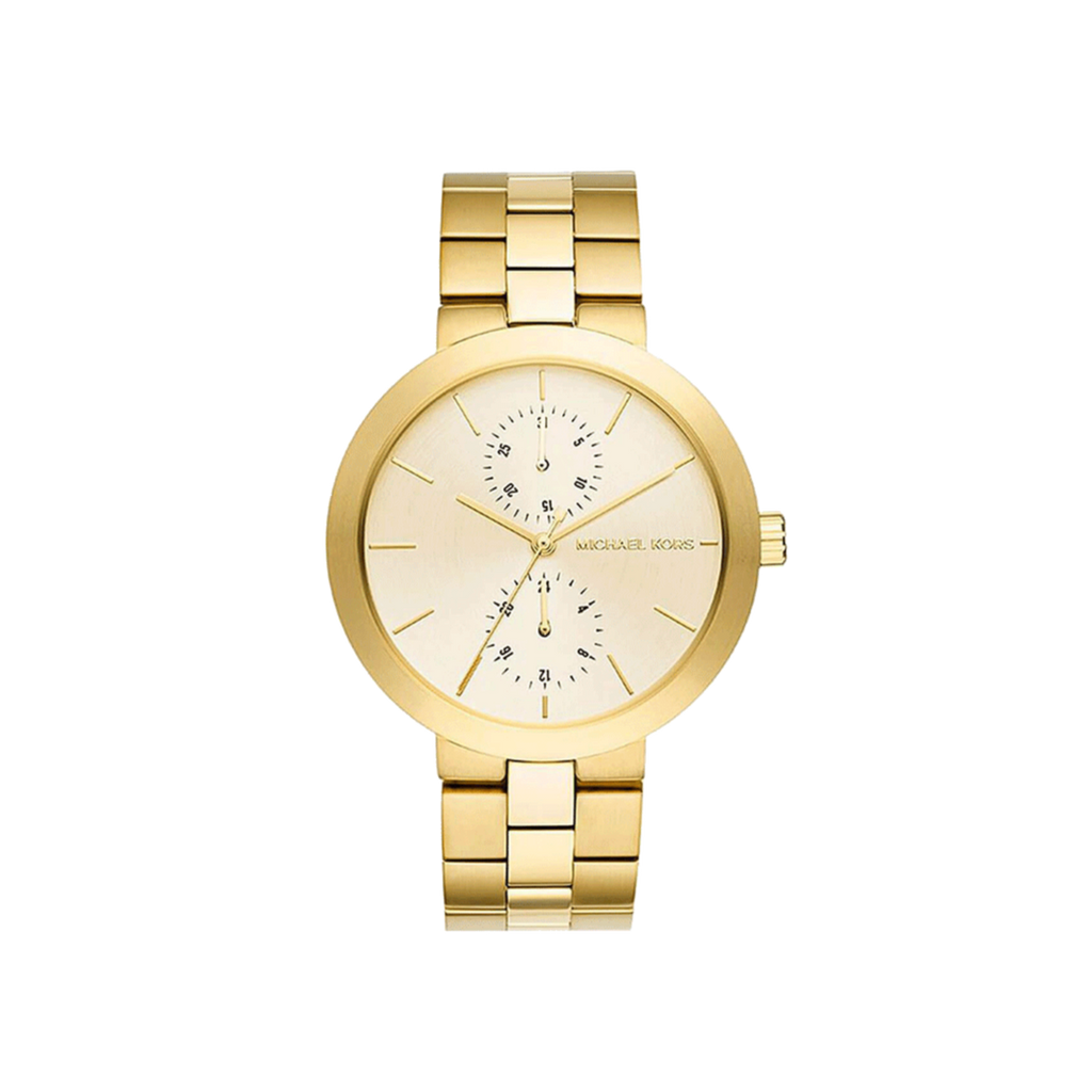 Michael Kors Garner Quartz Gold Dial Gold Steel Strap Watch For Women - MK6408 Buy Now By Michael Kors