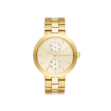 Michael Kors Garner Quartz Gold Dial Gold Steel Strap Watch For Women - MK6408 Buy Now By Michael Kors