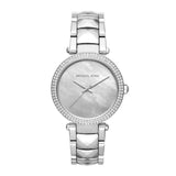 Michael Kors Parker Mother of Pearl Silver Steel Strap Watch for Women - MK6424 Buy Now By Michael Kors