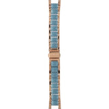 Michael Kors Parker Blue Mother of Pearl Dial Two Tone Steel Strap Watch for Women - MK6491 Buy Now By Michael Kors