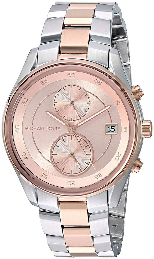 Michael Kors Blair Quartz Analog Rose Gold Dial Two Tone Steel Strap Watch For Women - MK6498 Buy Now By Michael Kors