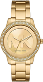 Michael Kors Tibby Three Hand Gold Dial Gold Steel Strap Watch For Women - MK6879 Buy Now By Michael Kors