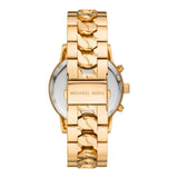 Michael Kors Ritz Chronograph Gold Dial Gold Steel Strap Watch For Women - MK6937 Buy Now By Michael Kors