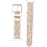 Michael Kors Lexington Analog Silver Dial White Leather Strap Watch For Women - MK4746 Buy Now By Michael Kors