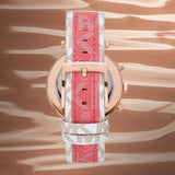 Michael Kors Parker Chronograph White Dial Two Tone Leather Strap Watch For Women - MK6951 Buy Now By Michael Kors