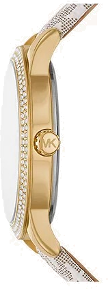 Michael Kors Tibby Multifunction Silver Dial White Leather Strap Watch For Women - MK6967 Buy Now By Michael Kors
