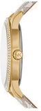 Michael Kors Tibby Multifunction Silver Dial White Leather Strap Watch For Women - MK6967 Buy Now By Michael Kors