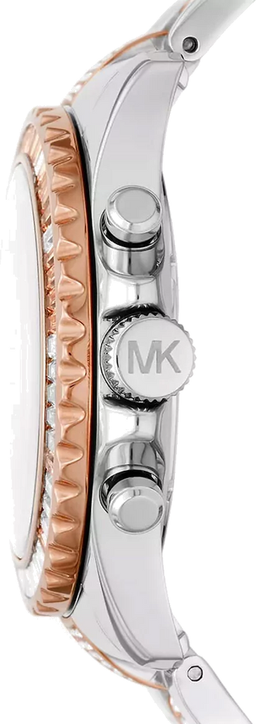 Michael Kors Everest Chronograph Silver Dial Two Tone Steel Strap Watch For Women - MK6975 Buy Now By Michael Kors