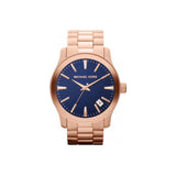 Michael Kors Runway Blue Dial Rose Gold Stainless Steel Strap Watch for Women - MK7065 Buy Now By Michael Kors